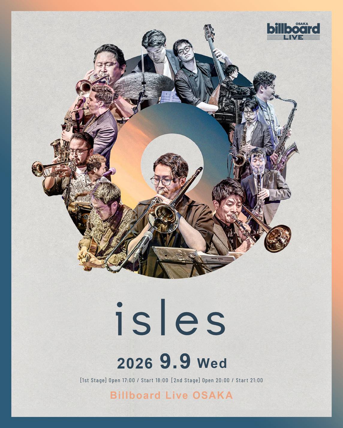 isles、初の関西公演！Billboard Osaka!!